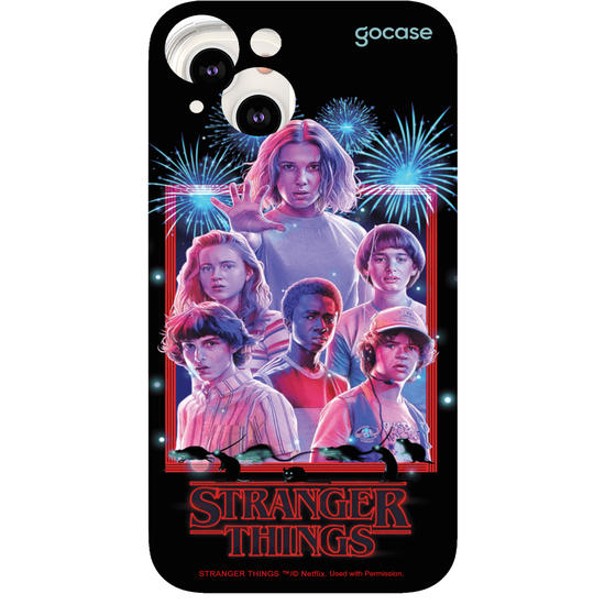 Capinha para celular Stranger Things - Fogos