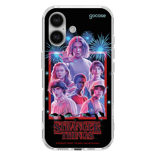 Capinha para celular Stranger Things - Fogos