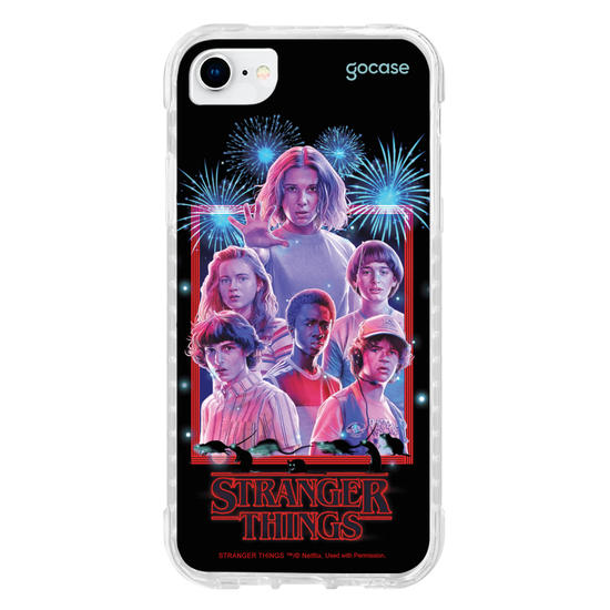 Capinha para celular Stranger Things - Fogos
