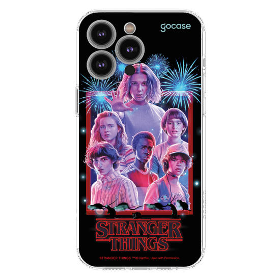 Capinha para celular Stranger Things - Fogos