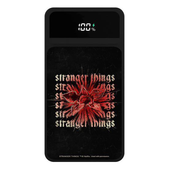 Carregador Portátil Turbo 10000mah - Stranger Things - Criatura