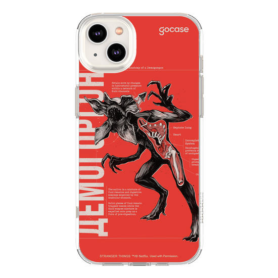 Capinha para celular Stranger Things - Demogorgon Anatomy