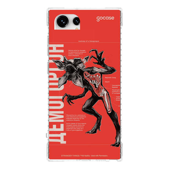 Capinha para celular Stranger Things - Demogorgon Anatomy