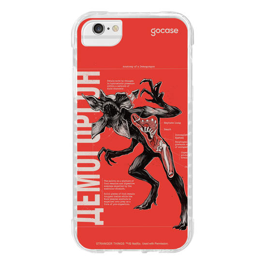 Capinha para celular Stranger Things - Demogorgon Anatomy