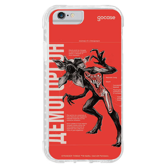 Capinha para celular Stranger Things - Demogorgon Anatomy