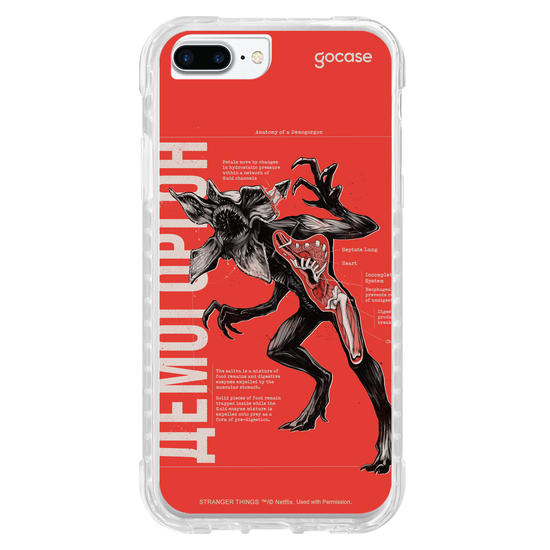 Capinha para celular Stranger Things - Demogorgon Anatomy