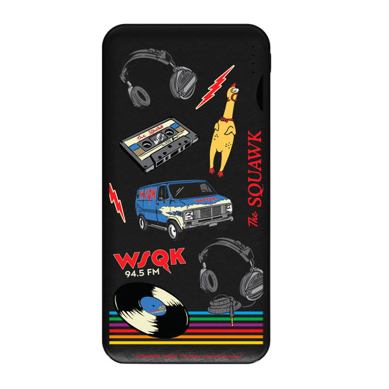 Carregador Portátil Fast Charge -  Stranger Things - Squawk Pattern