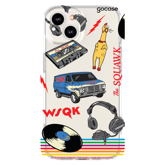 Capinha para celular  Stranger Things - Squawk Pattern