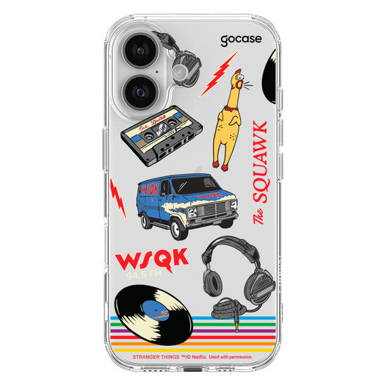 Capinha para celular  Stranger Things - Squawk Pattern