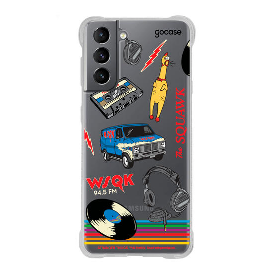 Capinha para celular  Stranger Things - Squawk Pattern