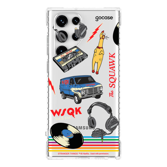 Capinha para celular  Stranger Things - Squawk Pattern