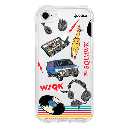 Capinha para celular  Stranger Things - Squawk Pattern