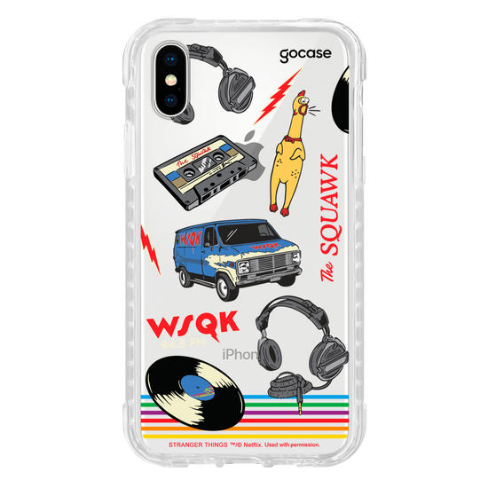 Capinha para celular  Stranger Things - Squawk Pattern