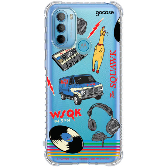 Capinha para celular  Stranger Things - Squawk Pattern