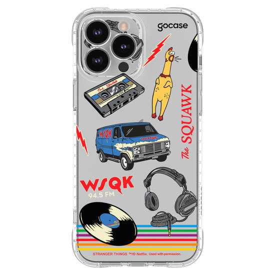 Capinha para celular  Stranger Things - Squawk Pattern