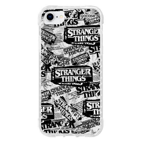 Capinha para celular  Stranger Things - Paper Logo