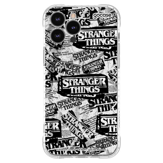 Capinha para celular  Stranger Things - Paper Logo