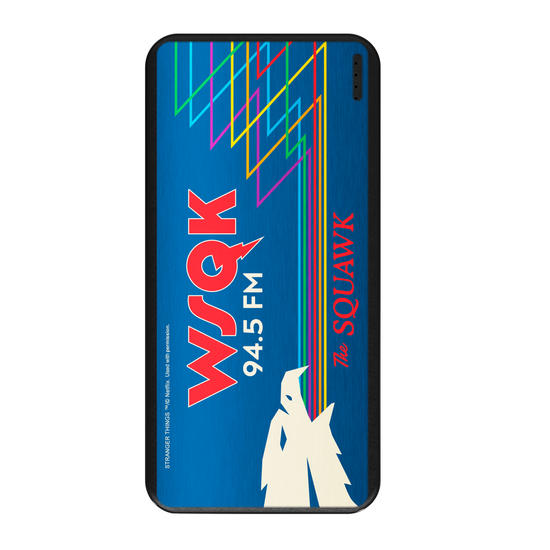 Carregador Portátil Fast Charge -  Stranger Things - The Squawk Van