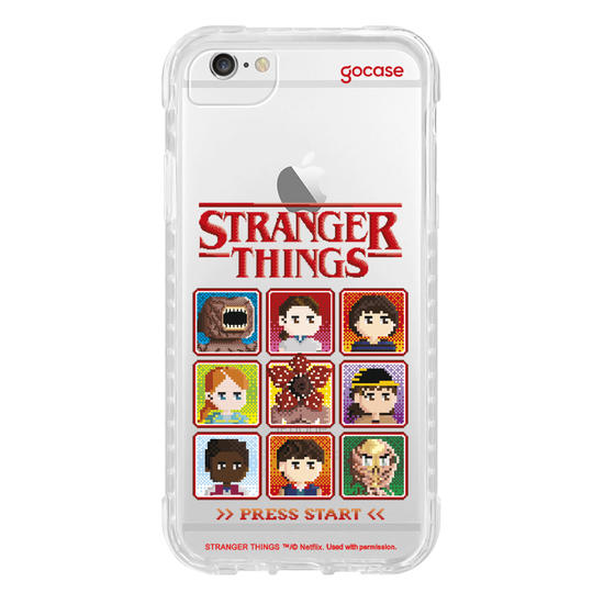 Capinha para celular  Stranger Things - Pixel Art Game