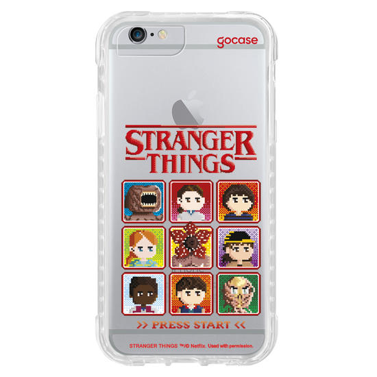Capinha para celular  Stranger Things - Pixel Art Game