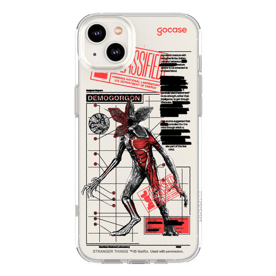 Capinha para celular  Stranger Things - Anatomia do Demogorgon