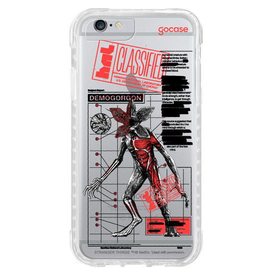Capinha para celular  Stranger Things - Anatomia do Demogorgon
