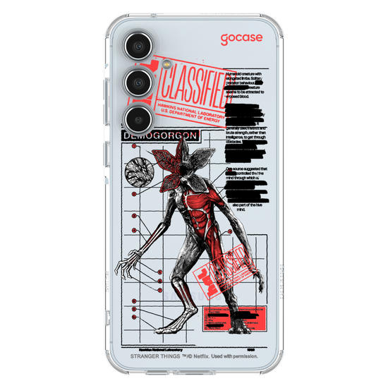 Capinha para celular  Stranger Things - Anatomia do Demogorgon