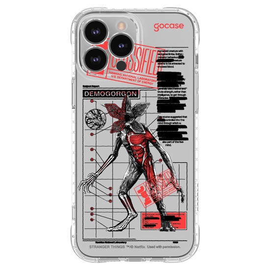 Capinha para celular  Stranger Things - Anatomia do Demogorgon