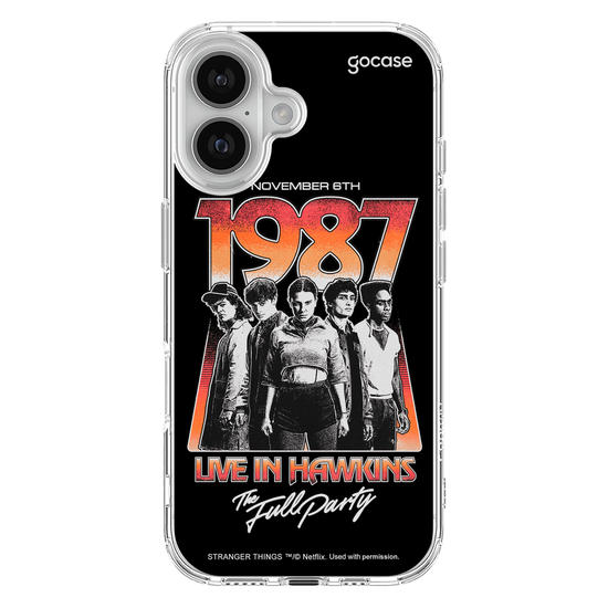 Capinha para celular  Stranger Things - Hawkins 1987