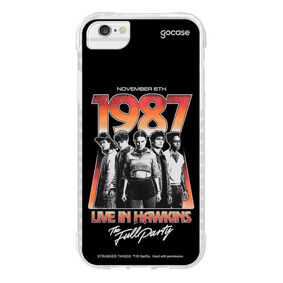Capinha para celular  Stranger Things - Hawkins 1987
