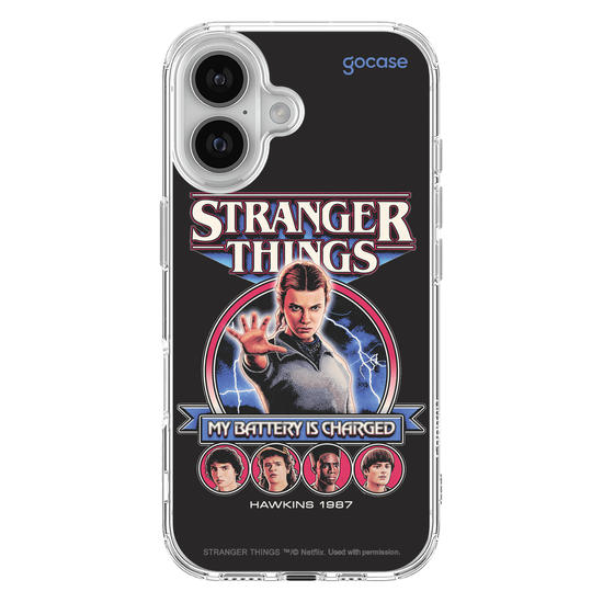 Capinha para celular  Stranger Things - Poster My Battery Is Charged
