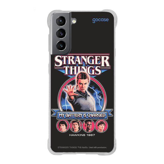Capinha para celular  Stranger Things - Poster My Battery Is Charged