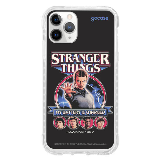 Capinha para celular  Stranger Things - Poster My Battery Is Charged