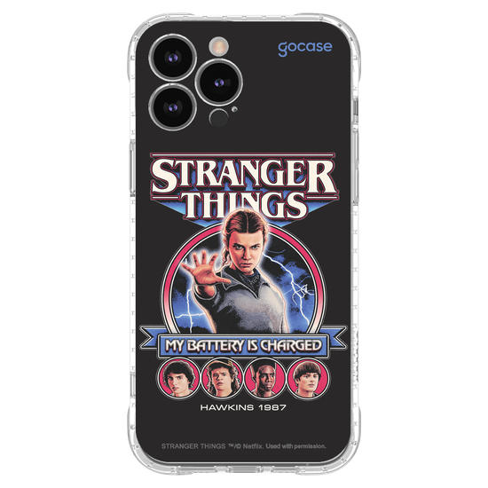 Capinha para celular  Stranger Things - Poster My Battery Is Charged