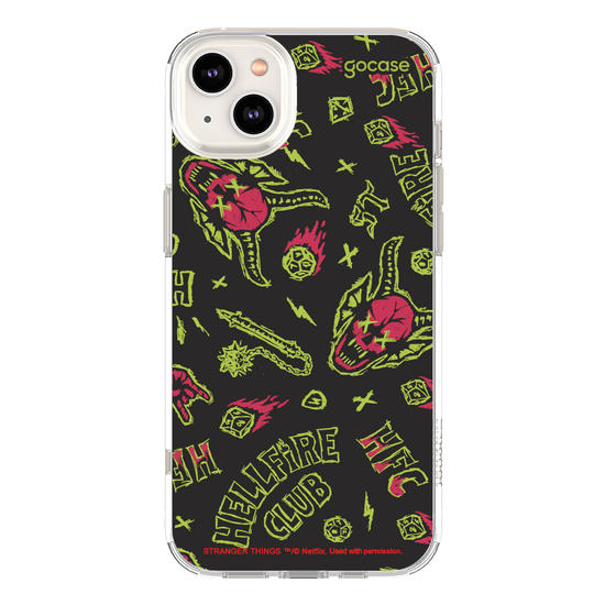 Capinha para celular  Stranger Things - HellFire Neon Vibes
