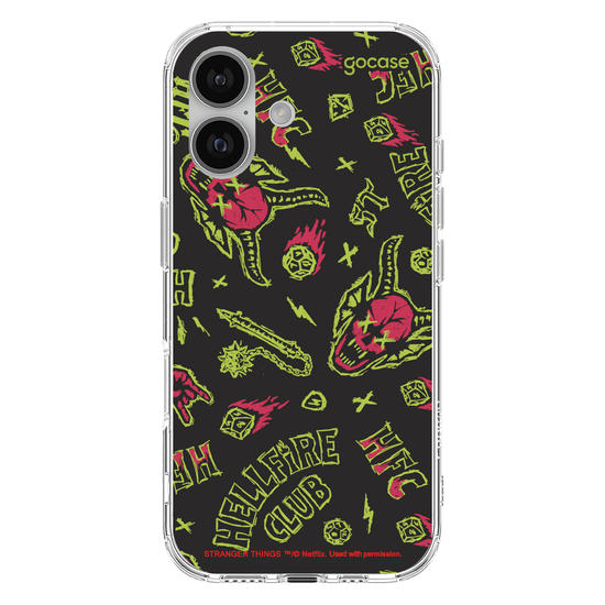 Capinha para celular  Stranger Things - HellFire Neon Vibes