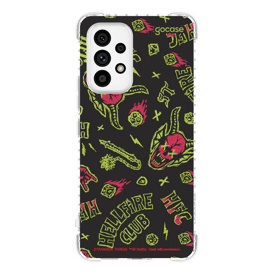 Capinha para celular  Stranger Things - HellFire Neon Vibes