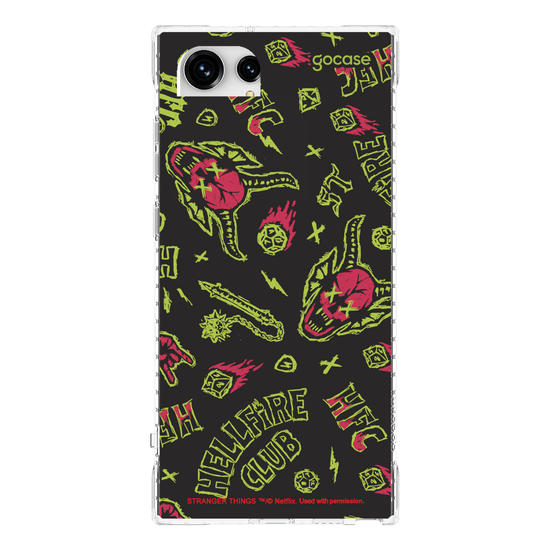 Capinha para celular  Stranger Things - HellFire Neon Vibes