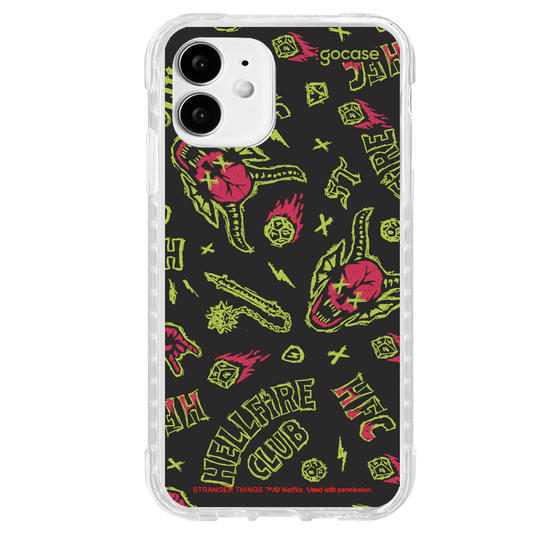 Capinha para celular  Stranger Things - HellFire Neon Vibes