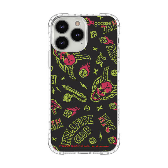 Capinha para celular  Stranger Things - HellFire Neon Vibes