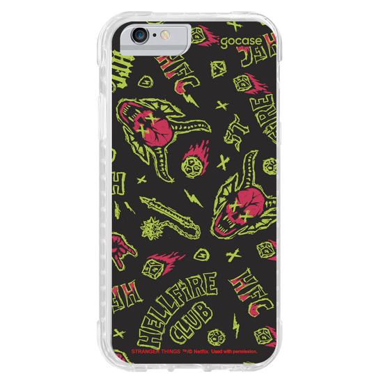Capinha para celular  Stranger Things - HellFire Neon Vibes