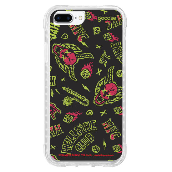 Capinha para celular  Stranger Things - HellFire Neon Vibes