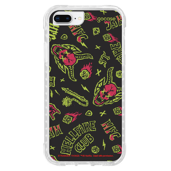Capinha para celular  Stranger Things - HellFire Neon Vibes