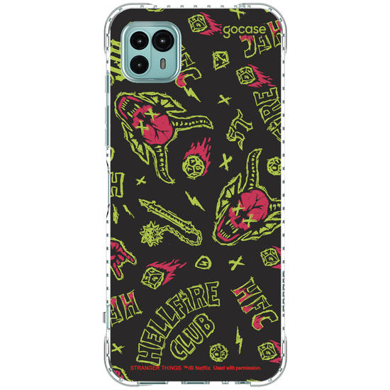 Capinha para celular  Stranger Things - HellFire Neon Vibes