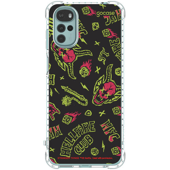 Capinha para celular  Stranger Things - HellFire Neon Vibes