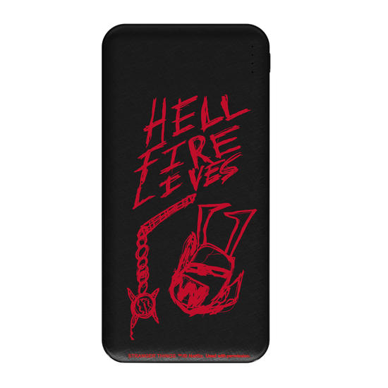 Carregador Portátil Fast Charge -  Stranger Things - Hellfire Lives
