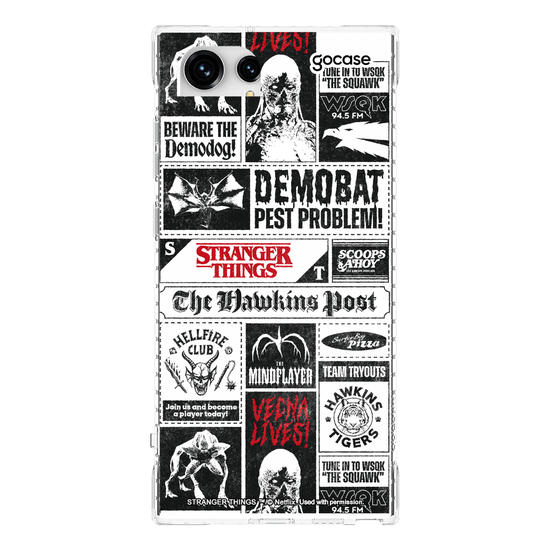 Capinha para celular  Stranger Things - Newspaper