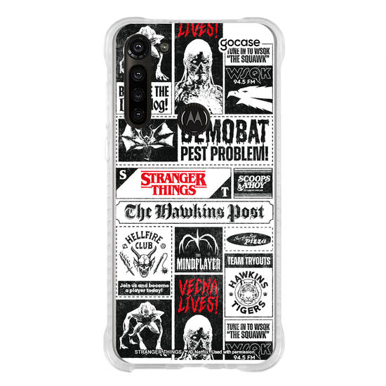 Capinha para celular  Stranger Things - Newspaper