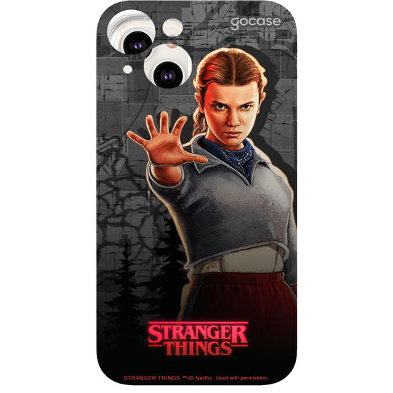 Capinha para celular  Stranger Things - Eleven Map