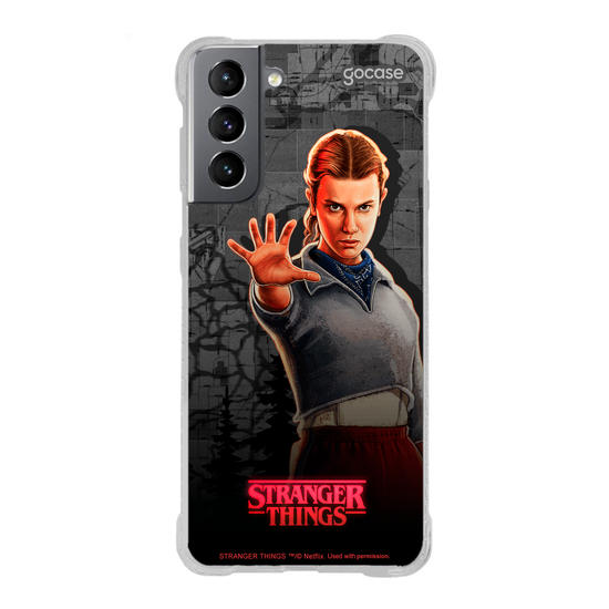 Capinha para celular  Stranger Things - Eleven Map